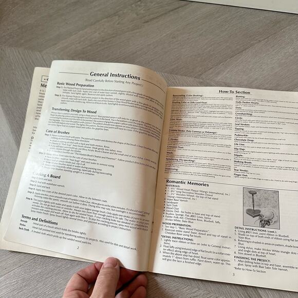 All Around the House Decorative Craft Painting Book BKW089 1987 12 Designs - Picture 6 of 10